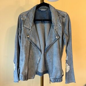 VILA CLOTHING | Moto Denim Jacket
